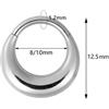 FREELANCE JW PIERCING NASO SEPTUM "ELEGANZA SILVER" 1,2X10MM - ARGENTO/ACCIAIO