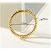FREELANCE JW PIERCING NASO SEPTUM "TWIST" 1,2X10MM - DORATO