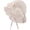Sterntaler Kinderhut Bedruckt mit Blumen Cappello, Natur, 51 Bambine e Ragazze