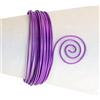 Vaessen Creative Filo di Ferro Modellabile Intorno Embossing da 5 m x 2 mm Lilac (Viola) - Filo Flessibile per Creazioni Floreali, Realizzazione di Gioielli e Modellismo