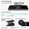 TP-LINK M7750, Router per rete mobile, Nero, Portatile, TFT, 3,66 cm (1.44"), 802.11a, 802.11b, 802.11g, Wi-Fi 4 (802.11n), Wi-F - M7750