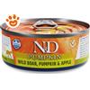Farmina Cat N&D Pumpkin Cinghiale, Zucca e Mela - Lattina Da 70 Gr