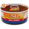 Farmina Cat N&D Pumpkin Quaglia e Zucca - Lattina Da 70 Gr