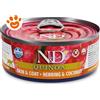 Farmina Cat N&D Quinoa Skin&Coat Aringa e Cocco - Lattina Da 80 Gr