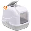 Imac Easy Cat Lettiera Chiusa (50x40x40cm) - Bianco/Tortora