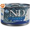 Farmina Dog N&D Ocean Adult Mini Salmone e Merluzzo - Lattina Da 140 Gr