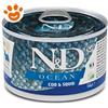 Farmina Dog N&D Ocean Adult Mini Merluzzo e Calamari - Lattina Da 140 Gr