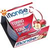 Monge Fruits Cat Adult Tonno e Mela - Lattina da 80 Gr - CONFEZIONE RISPARMIO