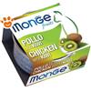 Monge Fruits Cat Adult Pollo e Kiwi - Lattina da 80 Gr - CONFEZIONE RISPARMIO