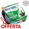 Monge Fruits Cat Kitten Pollo e Aloe - Lattina da 80 Gr - CONFEZIONE RISPARMIO