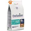 Exclusion Dog Diabetic Adult Medium Large Breed Maiale, Sorgo e Piselli - Sacco Da 2 Kg