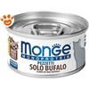 Monge Cat Monoprotein Sfilaccetti Solo Bufalo - Lattina da 80 Gr - CONFEZIONE RISPARMIO