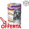 Monge Gemon Dog Adult Medium Bocconi con Pollo e Tacchino - Lattina Da 1250 Gr - CONFEZIONE RISPARMIO