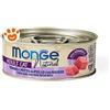 Monge Cat Natural Tonno con Petto di Pollo e Manzo - Lattina Da 80 Gr