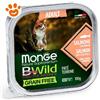 Monge Cat Bwild Grain Free Adult Patè Salmone - Vaschetta Da 100 Gr