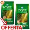 Farmina Ecopet Natural Dog Puppy Medium Pollo - Offerta [PREZZO A CONFEZIONE] Quantità Minima 2, Sacco Da 12 Kg