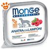Monge Dog Monoprotein Adult Anatra e Lamponi - Vaschetta Da 150 Gr