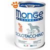 Monge Dog Monoprotein Adult Patè Solo Tacchino - Lattina Da 400 Gr - CONFEZIONE RISPARMIO