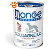 Monge Dog Monoprotein Adult Patè Solo Agnello - Lattina Da 400 Gr