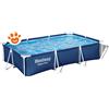 Bestway Piscina Rettangolare Steel Pro (300x201x66cm) con Pompa a Filtro Art. 56411 - Steel Pro (300x201x66cm)