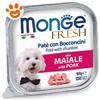 Monge Dog Fresh Adult Maiale - Vaschetta Da 100 Gr - CONFEZIONE RISPARMIO