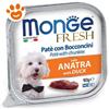 Monge Dog Fresh Adult Anatra - Vaschetta Da 100 Gr - CONFEZIONE RISPARMIO