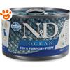 Farmina Dog N&D Ocean Puppy Mini Merluzzo e Zucca - Lattina Da 140 Gr