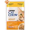 Purina Cat Chow Adult Pollo e Zucchine - Bustina Da 85 Gr - CONFEZIONE RISPARMIO