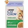 Purina Cat Chow Adult Sterilised Agnello e Fagiolini - Bustina Da 85 Gr - CONFEZIONE RISPARMIO