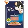 Purina Cat Felix le Ghiottonerie Salmone in Gelatina - Bustina Da 85 Gr - CONFEZIONE RISPARMIO