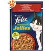 Purina Cat Felix Sensations Jellies Manzo con Pomodoro in Gelatina - Bustina Da 85 Gr - CONFEZIONE RISPARMIO