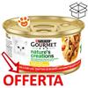 Purina Cat Gourmet Nature Creations con Manzo, Piselli e Carote - Lattina Da 85 Gr - CONFEZIONE RISPARMIO