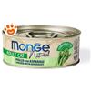 Monge Cat Natural Pollo e Asparagi - Lattina da 80 Gr - CONFEZIONE RISPARMIO