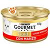 Purina Cat Gourmet Gold Cuore Morbido Manzo - Lattina Da 85 Gr - CONFEZIONE RISPARMIO