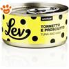 Lev Cat Adult con Tonnetto e Prosciutto - Lattina da 70 Gr - CONFEZIONE RISPARMIO