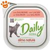 Almo Nature Cat Daily Salmone - Vaschetta Da 100 Gr