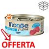Monge Cat Natural Tonno - Lattina da 80 Gr - CONFEZIONE RISPARMIO