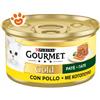 Purina Cat Gourmet Gold Patè con Pollo - Lattina Da 85 Gr