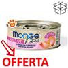 Monge Cat Natural Jelly Tonno e Gamberi - Lattina da 80 Gr - CONFEZIONE RISPARMIO
