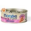 Monge Cat Natury Jelly Tonno e Alici - Lattina da 80 Gr - CONFEZIONE RISPARMIO