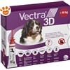 Ceva Vectra 3D Dog Rosso (Oltre 40kg) - Offerta [PREZZO A CONFEZIONE] Quantità minima 2, Confezione da 3 Pipette