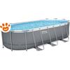 Bestway Piscina Ovale Power Steel Pro Max (549x274x122cm) con Pompa a Filtro Art. 56710 - Steel Pro Max (549x274x122cm)