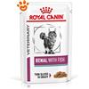 Royal Canin Cat Veterinary Diet Renal Pesce - Bustina Da 85 Gr
