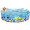 Bestway Piscina Rotonda Fill 'N Funny per Bambini Fantasia Mare Gonfiabile (Ø183x38cm) Art. 50030 - Rotonda Rigida (Ø183x38cm)