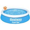 Bestway Piscina Rotonda Fast Set Gonfiabile (Ø366x76cm) Art. 57273 - Fast Set (Ø366x76cm)