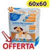 Leopet Tappetini Igienici Assorbenti (60x60) - Confezione Da 50 Tappetini - CONFEZIONE RISPARMIO