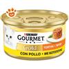 Purina Cat Gourmet Gold Tortini con Pollo - Lattina Da 85 Gr