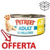 Petreet Cat Adult Le Vellutate al Vitello con Patate Dolci - Lattina da 70 Gr - CONFEZIONE RISPARMIO