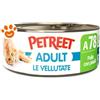 Petreet Cat Adult Le Vellutate al Pollo con Piselli - Lattina da 70 Gr - CONFEZIONE RISPARMIO