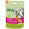 Oasy Dog Snack Biscotti Ripieni con Pollo e Verdure - Confezione Da 80 Gr